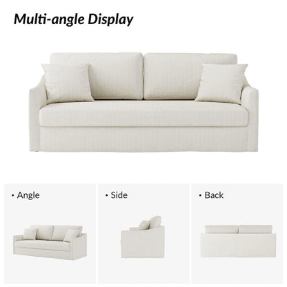 Canapé moderne Volkhard 80.5 avec housse et coussin de dossier amovible par HULALA HOME