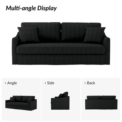 Canapé moderne Volkhard 80.5 avec housse et coussin de dossier amovible par HULALA HOME
