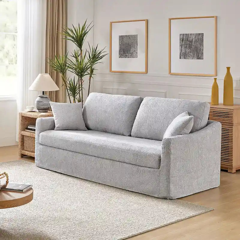 Canapé moderne Volkhard 80.5 avec housse et coussin de dossier amovible par HULALA HOME