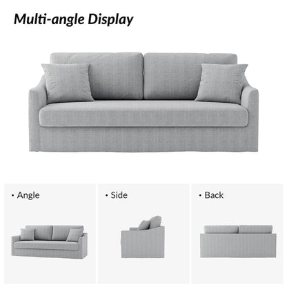 Canapé moderne Volkhard 80.5 avec housse et coussin de dossier amovible par HULALA HOME