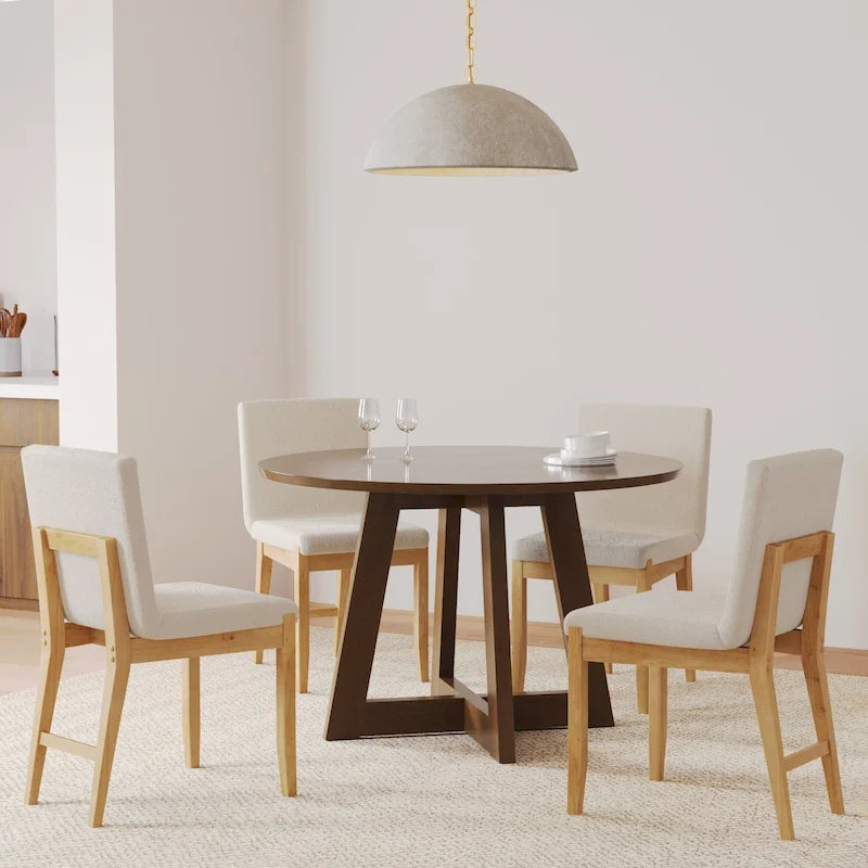 Chaise de salle à manger moderne Gracie, chaise de salle à manger d'appoint rembourrée