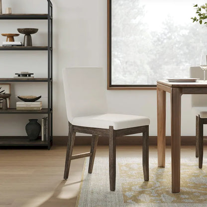 Chaise de salle à manger moderne Gracie, chaise de salle à manger d'appoint rembourrée