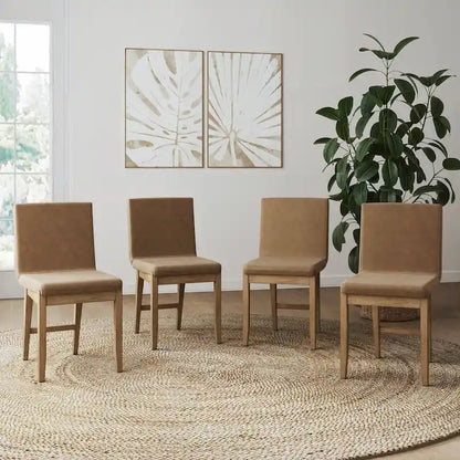 Chaise de salle à manger moderne Gracie, chaise de salle à manger d'appoint rembourrée