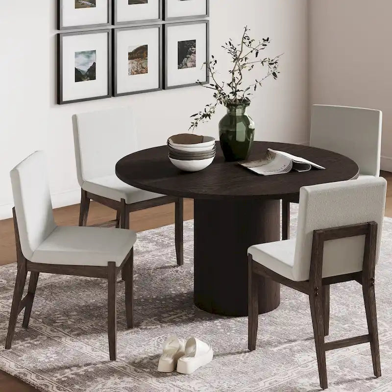 Chaise de salle à manger moderne Gracie, chaise de salle à manger d'appoint rembourrée