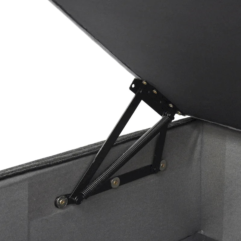Canapé d'angle moderne en lin modulable en forme de L de 120 pouces avec pouf de rangement