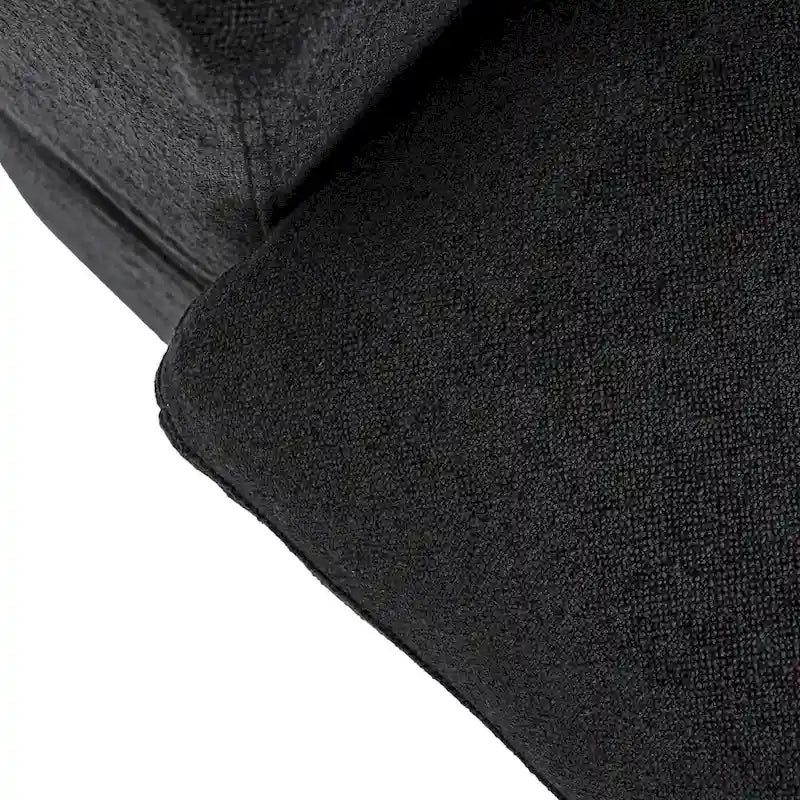 Canapé d'angle moderne en lin modulable en forme de L de 120 pouces avec pouf de rangement