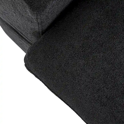 Canapé d'angle moderne en lin modulable en forme de L de 120 pouces avec pouf de rangement