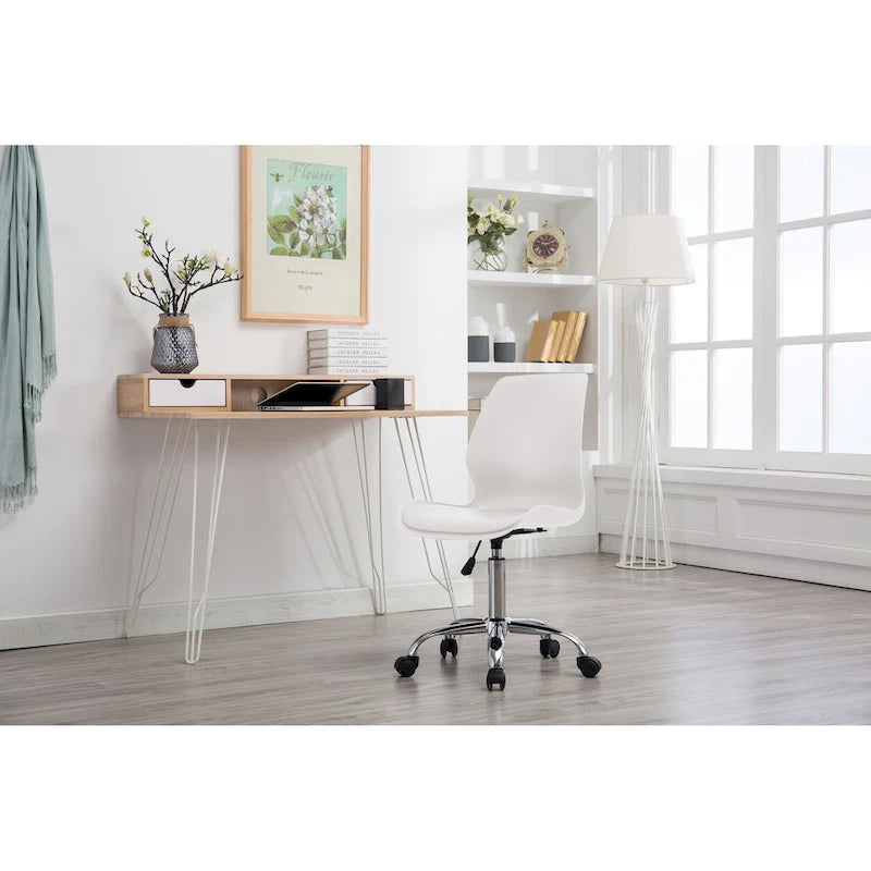 Chaise de bureau Porthos Home à hauteur réglable avec roulettes