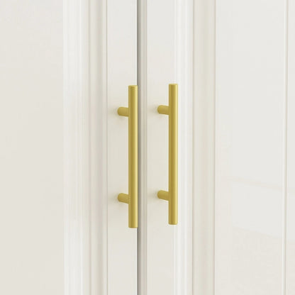 Armoire-penderie moderne autoportante avec grand espace de rangement