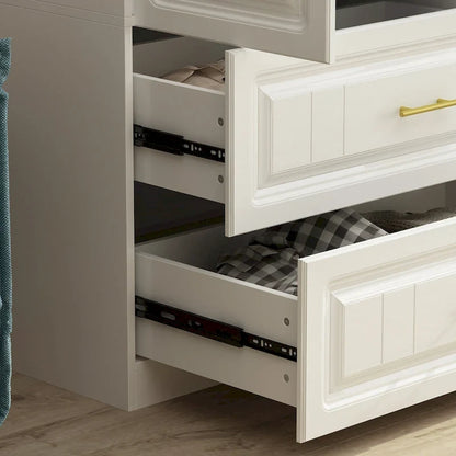 Armoire-penderie moderne autoportante avec grand espace de rangement