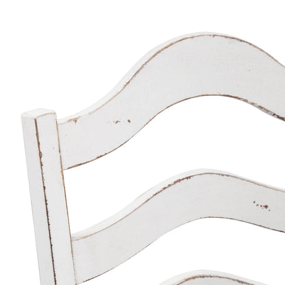 Ensemble de 3 pièces Magnolia Manor Antique White Weathered Bark à feuilles tombantes