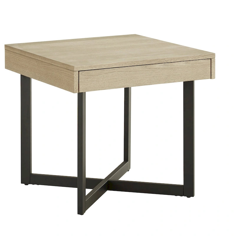 Table d'appoint Eldersley en bois avec un tiroir par iNSPIRE Q Modern