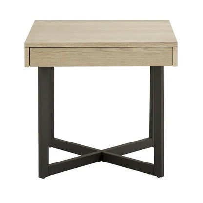 Table d'appoint Eldersley en bois avec un tiroir par iNSPIRE Q Modern