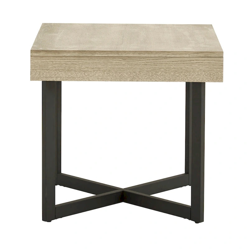 Table d'appoint Eldersley en bois avec un tiroir par iNSPIRE Q Modern