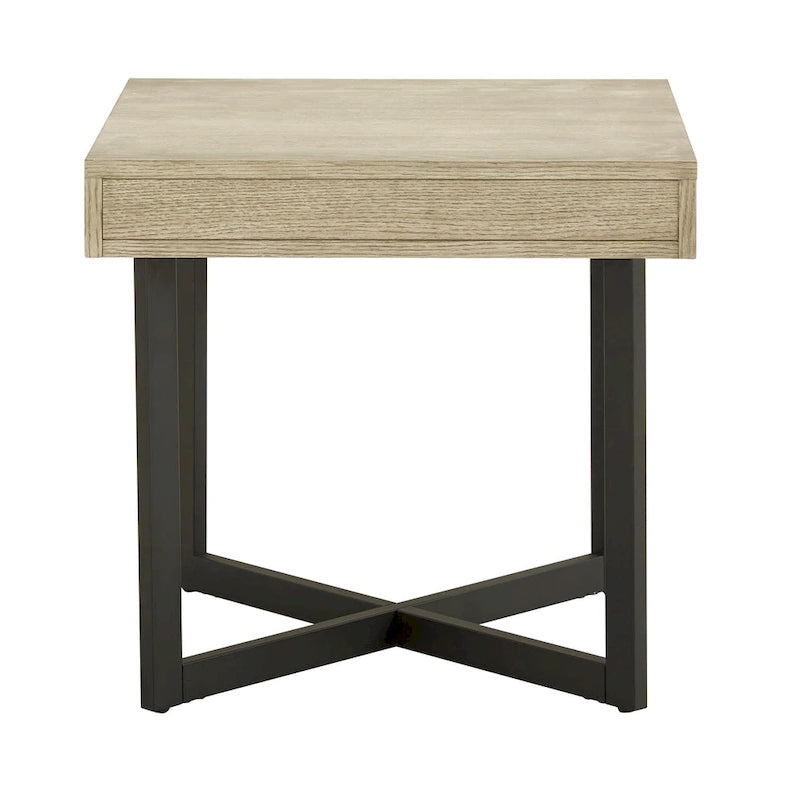 Table d'appoint Eldersley en bois avec un tiroir par iNSPIRE Q Modern
