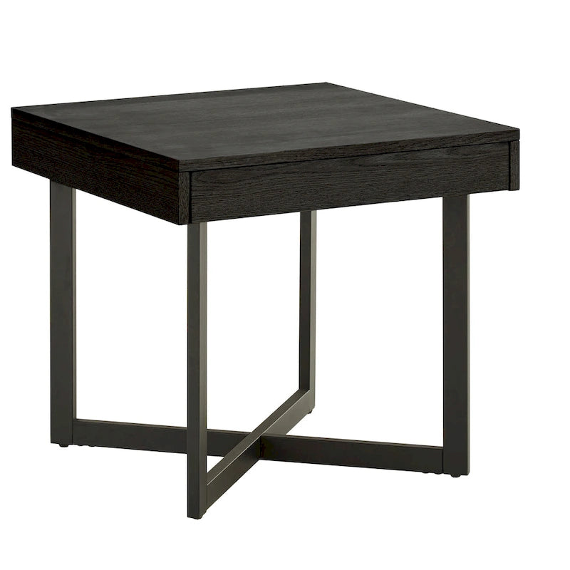 Table d'appoint Eldersley en bois avec un tiroir par iNSPIRE Q Modern