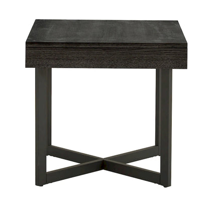 Table d'appoint Eldersley en bois avec un tiroir par iNSPIRE Q Modern