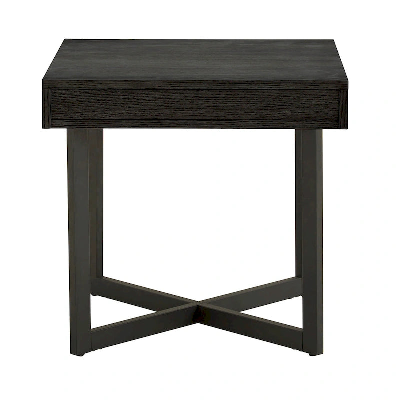 Table d'appoint Eldersley en bois avec un tiroir par iNSPIRE Q Modern