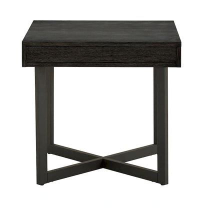 Table d'appoint Eldersley en bois avec un tiroir par iNSPIRE Q Modern