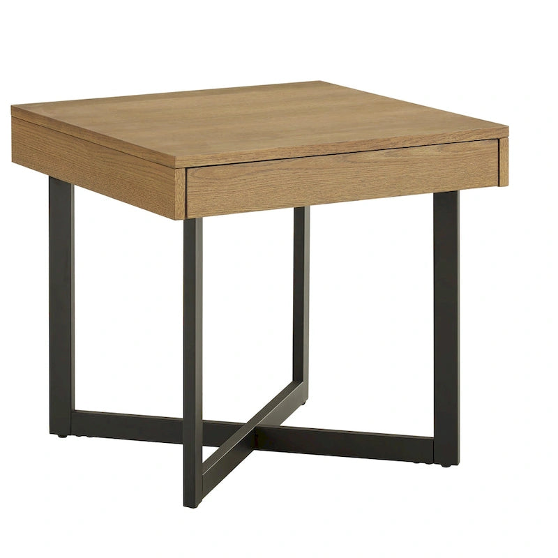 Table d'appoint Eldersley en bois avec un tiroir par iNSPIRE Q Modern
