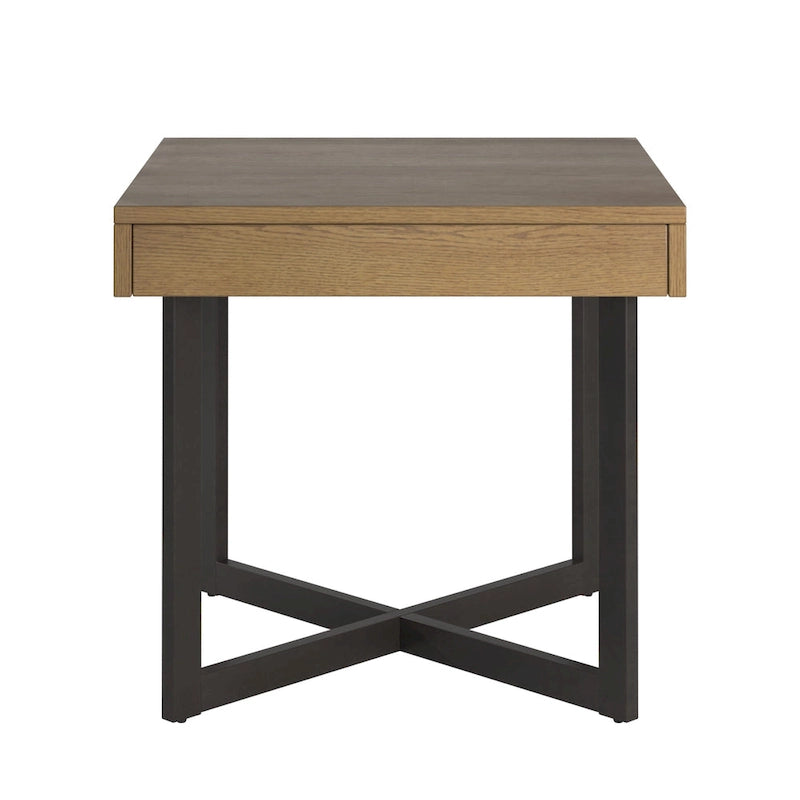 Table d'appoint Eldersley en bois avec un tiroir par iNSPIRE Q Modern