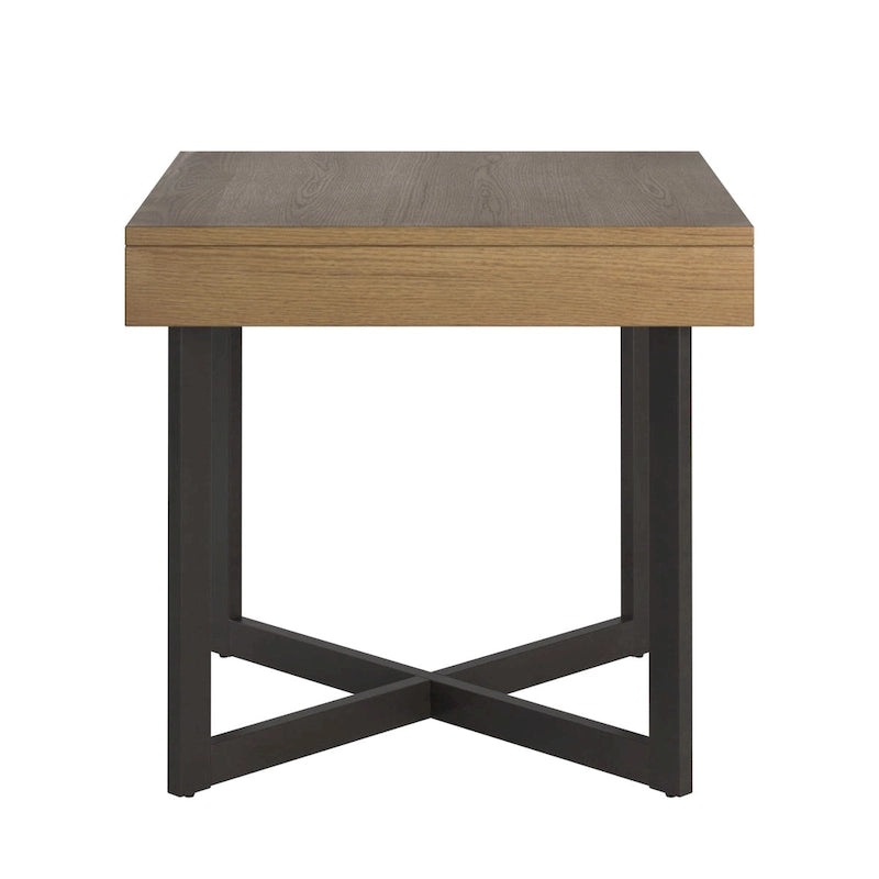 Table d'appoint Eldersley en bois avec un tiroir par iNSPIRE Q Modern
