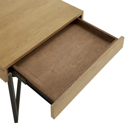 Table d'appoint Eldersley en bois avec un tiroir par iNSPIRE Q Modern