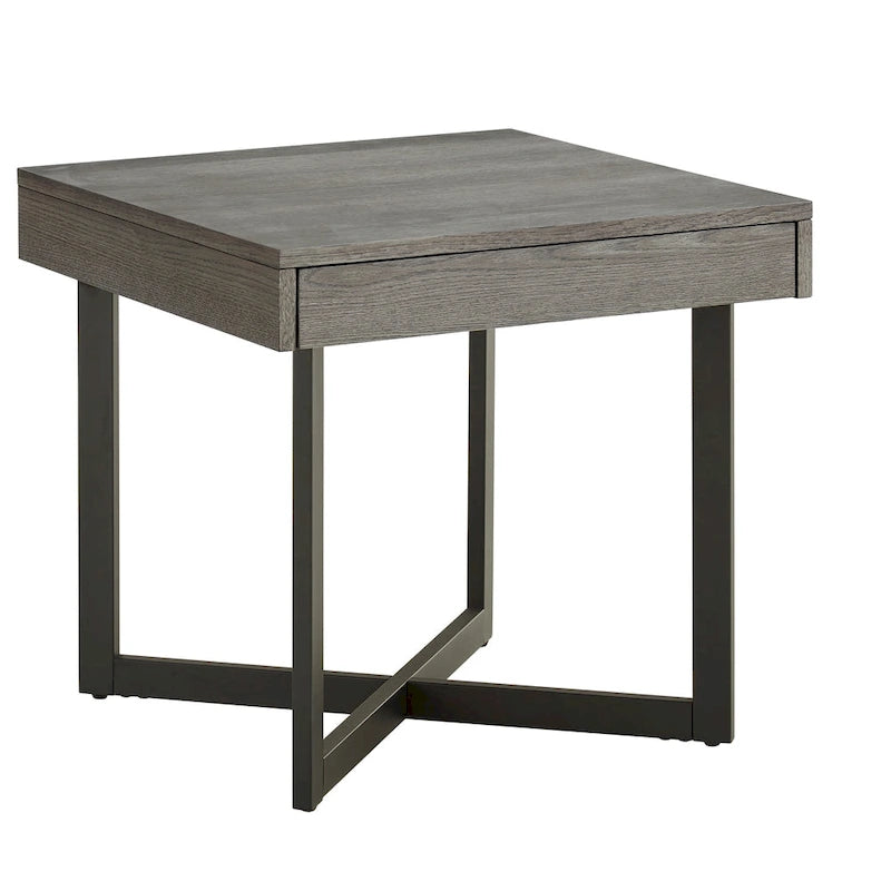 Table d'appoint Eldersley en bois avec un tiroir par iNSPIRE Q Modern