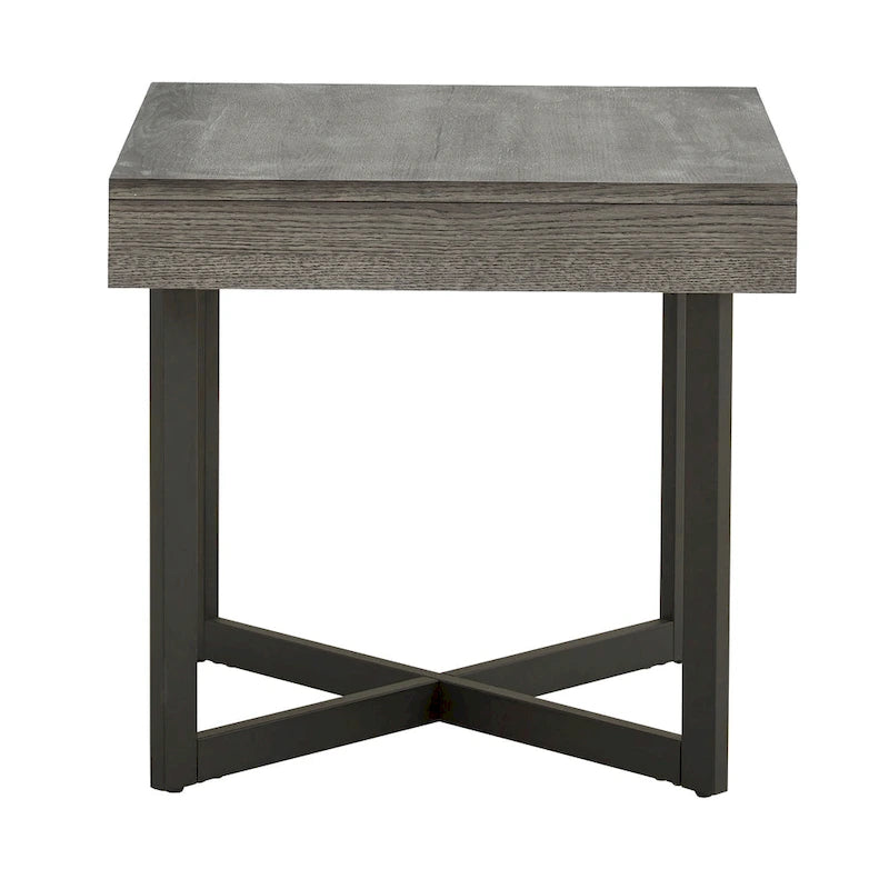Table d'appoint Eldersley en bois avec un tiroir par iNSPIRE Q Modern