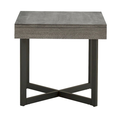 Table d'appoint Eldersley en bois avec un tiroir par iNSPIRE Q Modern