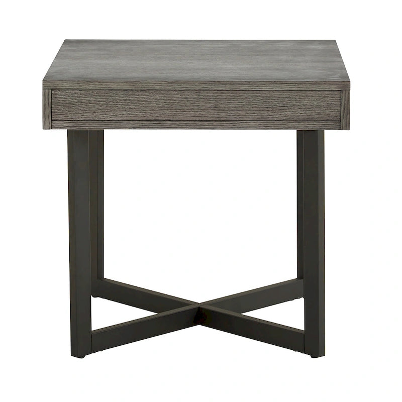 Table d'appoint Eldersley en bois avec un tiroir par iNSPIRE Q Modern