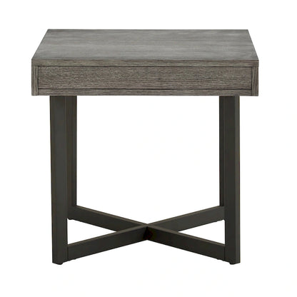 Table d'appoint Eldersley en bois avec un tiroir par iNSPIRE Q Modern