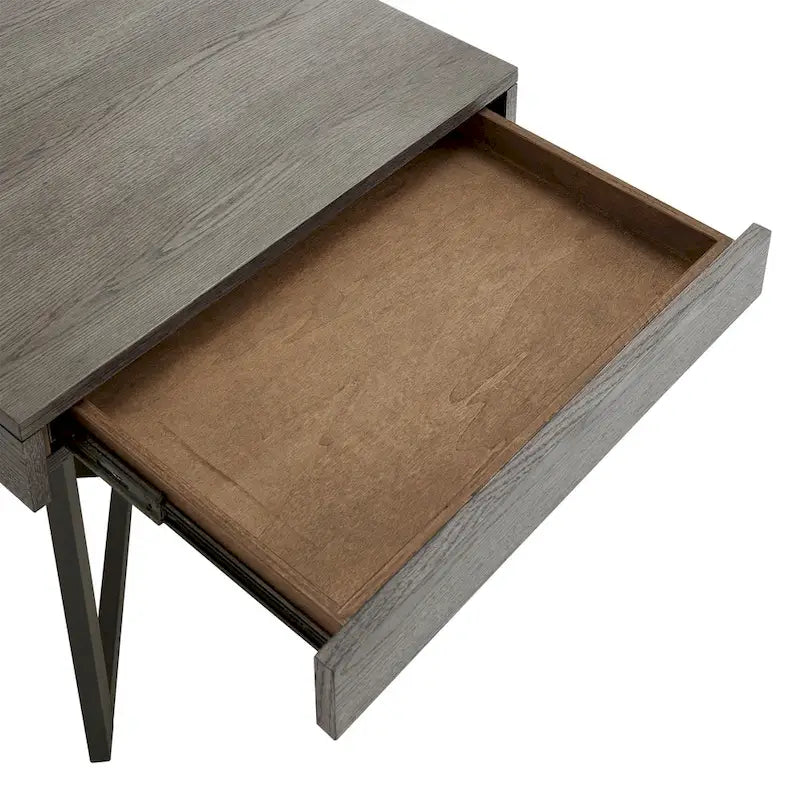 Table d'appoint Eldersley en bois avec un tiroir par iNSPIRE Q Modern