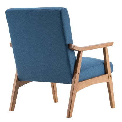 Fauteuil d'appoint Home Comfort style moderne du milieu du siècle avec structure en bois