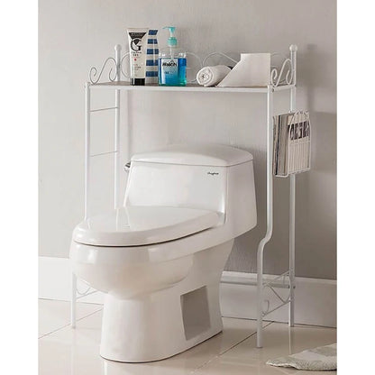 Étagère au-dessus des toilettes
