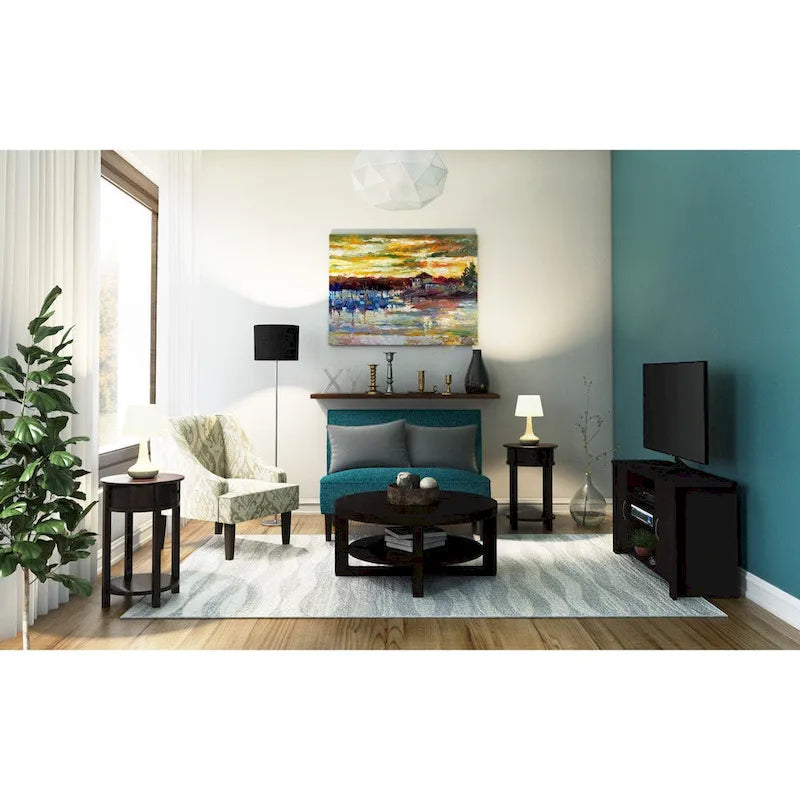Meuble TV Porch &amp; Den Tompkins finition expresso