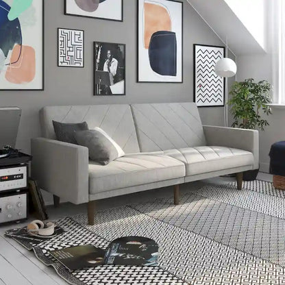 Futon en lin Marci Avenue Greene
