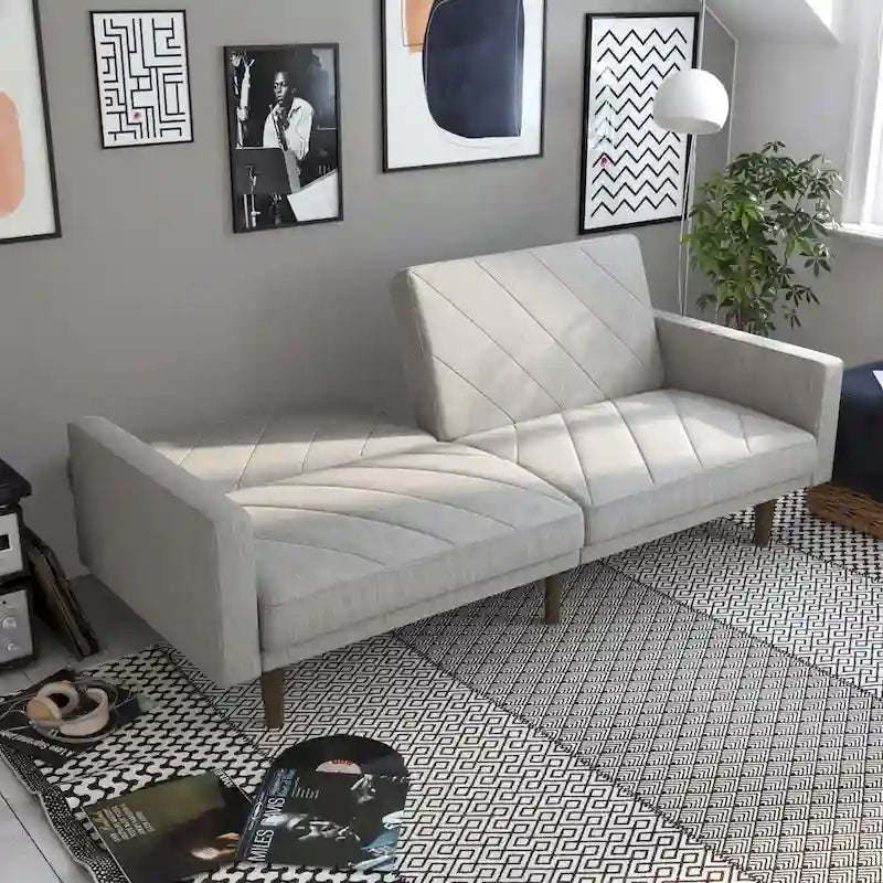 Futon en lin Marci Avenue Greene