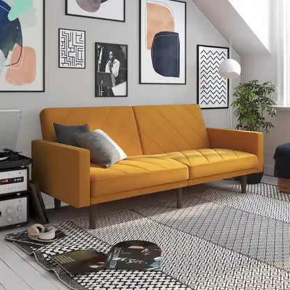 Futon en lin Marci Avenue Greene