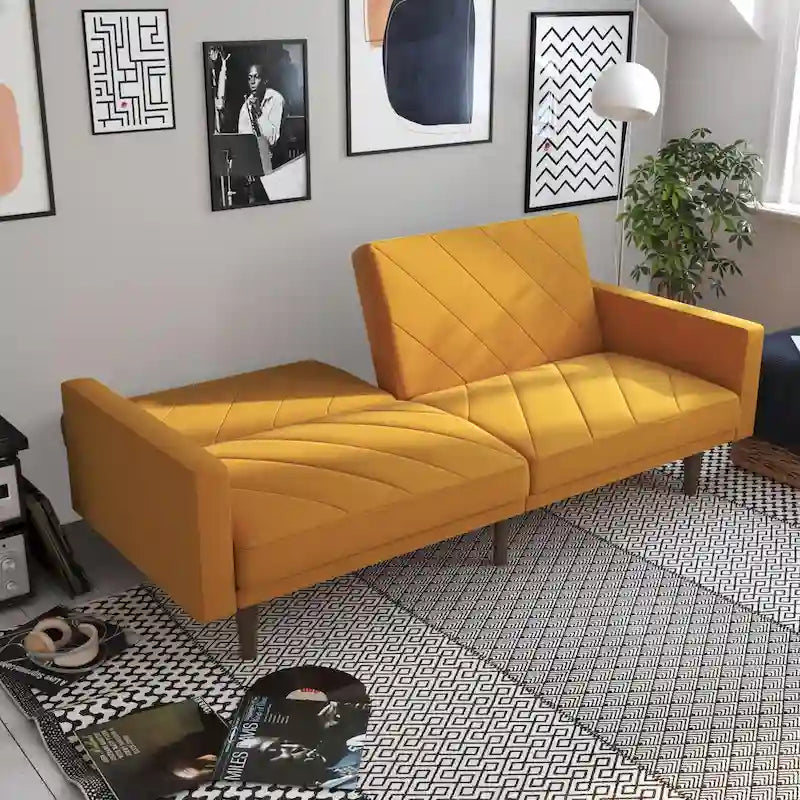 Futon en lin Marci Avenue Greene