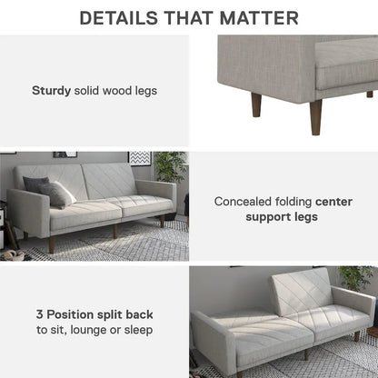 Futon en lin Marci Avenue Greene