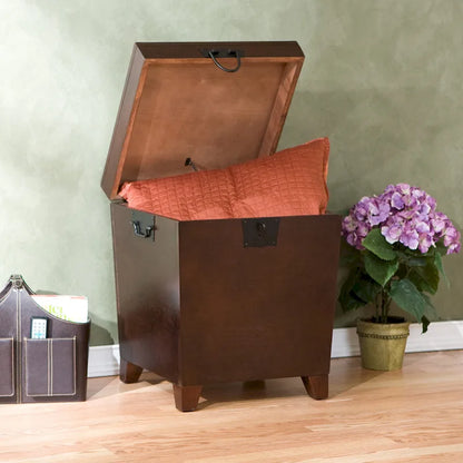 Table d'appoint SEI Furniture Liatris Espresso Trunk