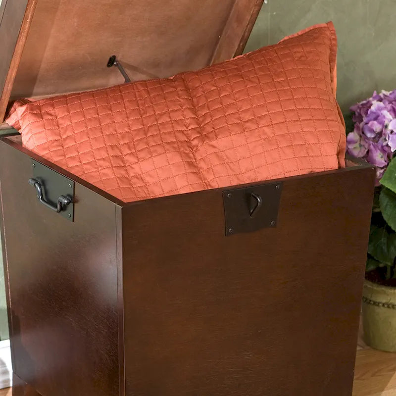 Table d'appoint SEI Furniture Liatris Espresso Trunk