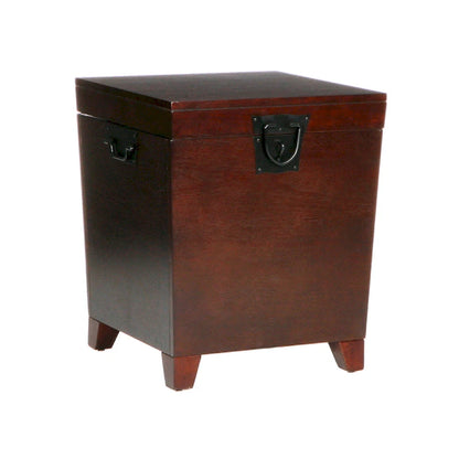 Table d'appoint SEI Furniture Liatris Espresso Trunk