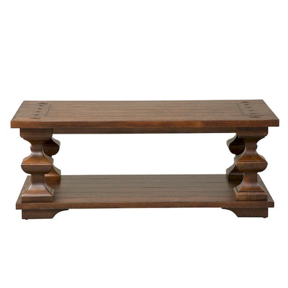 Table basse Sedona Kona Brown avec plateau en chêne massif