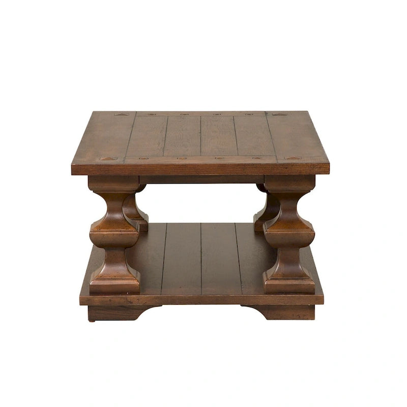 Table basse Sedona Kona Brown avec plateau en chêne massif