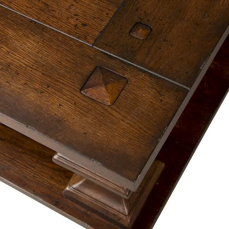 Table basse Sedona Kona Brown avec plateau en chêne massif