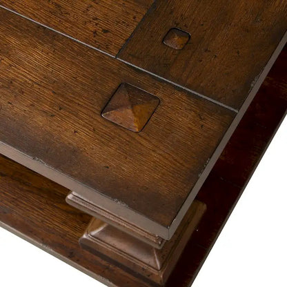 Table basse Sedona Kona Brown avec plateau en chêne massif