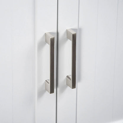 Meuble de rangement moderne Kleankin à double porte pour toilettes, organisateur de salle de bain