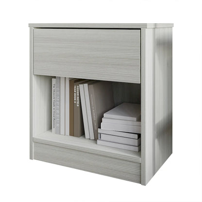 Table de chevet CraftPorch aux lignes épurées et minimalistes, avec un tiroir